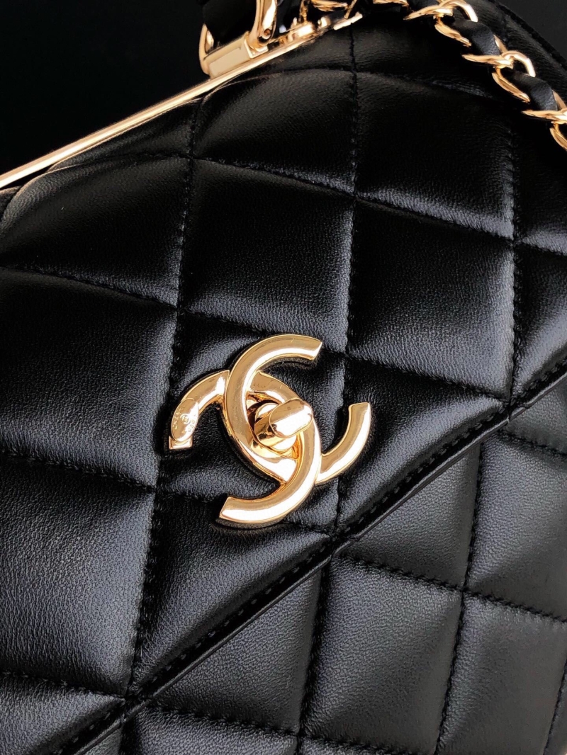 Ch**el top handle bags